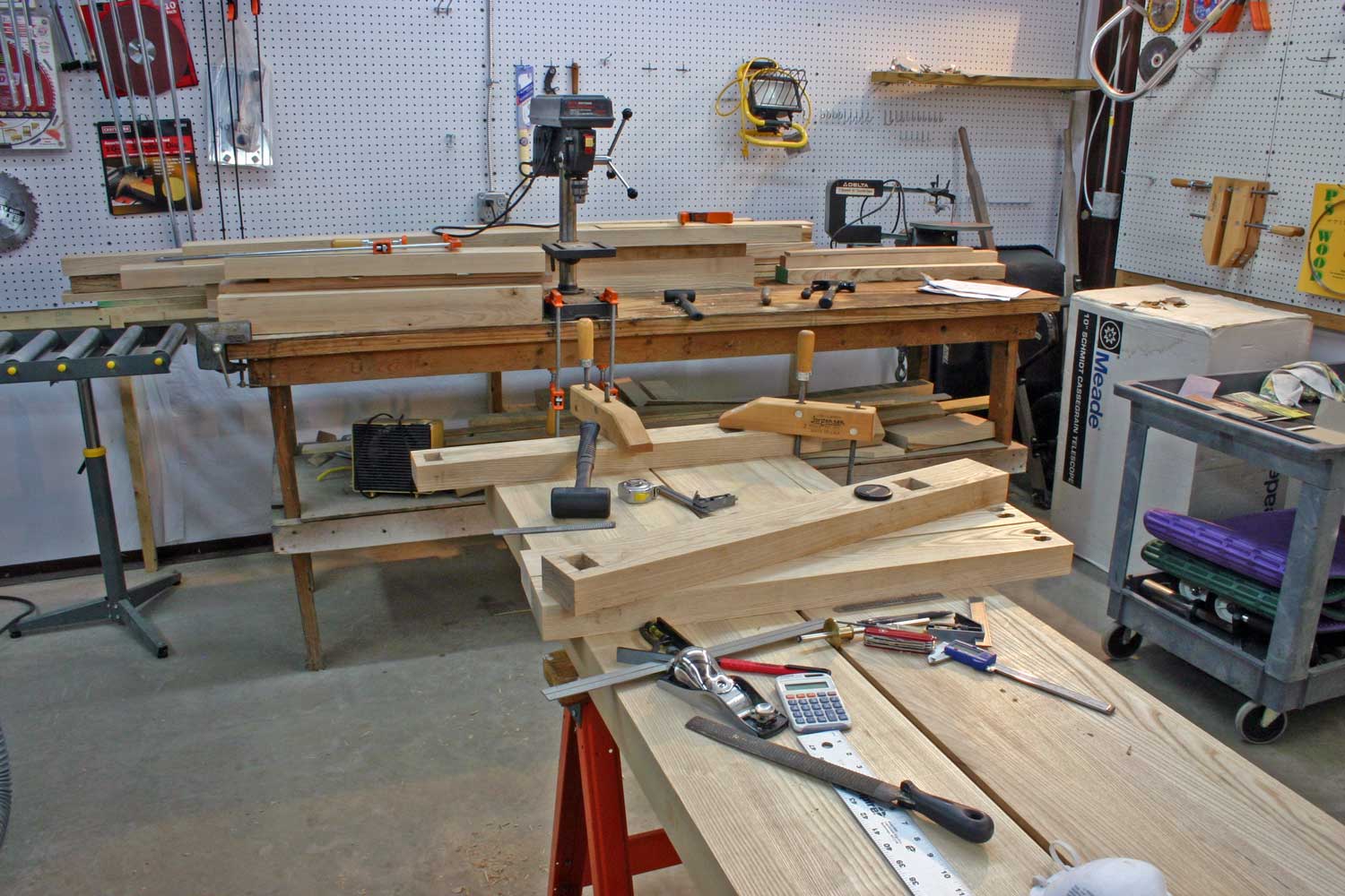 woodshop / workshop - 2nd floor of garage